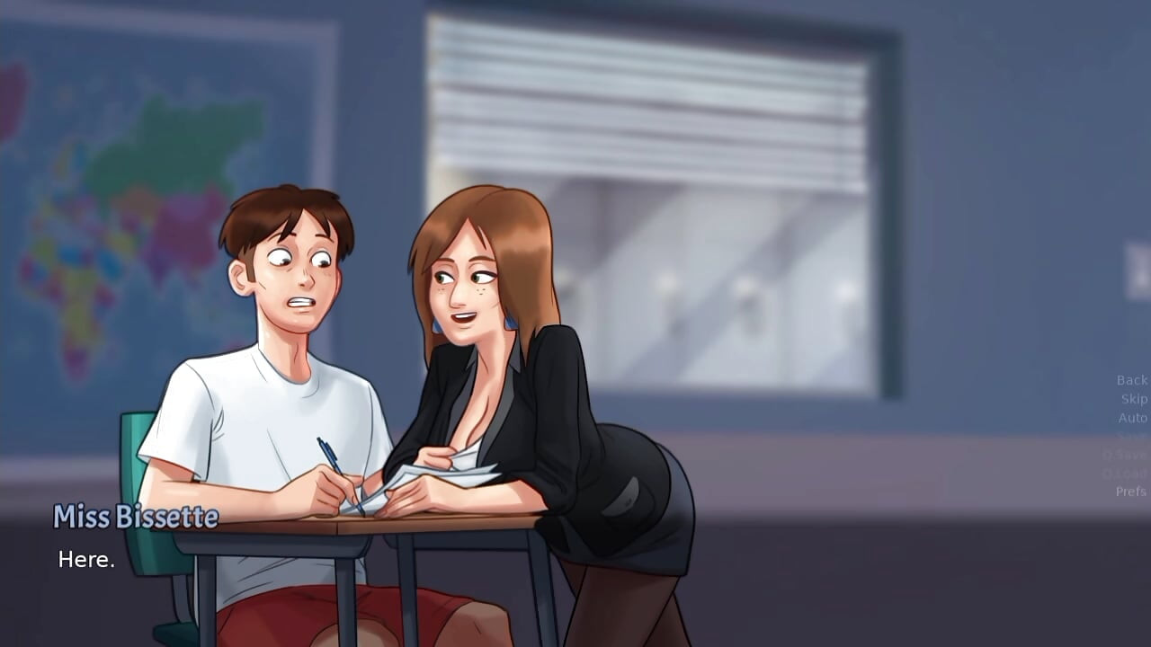 Sneaky Link with My French Teacher (Summertime Saga Gameplay)