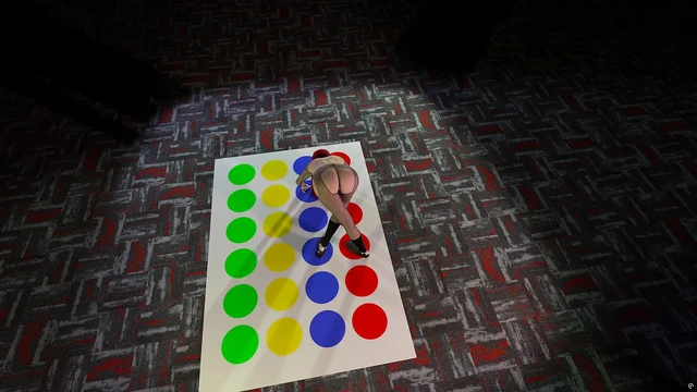 Rias играет с Twister