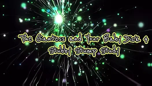 Dev kadın ve bebek yarağın 4 stubby stump çalışması