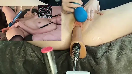 Wet Fountain Squirting And Making the Best Orgasm Faces