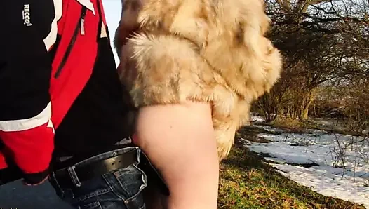 Creampie şipşak ile Alman fahişe sürtük tarafından 70eur at karayolu