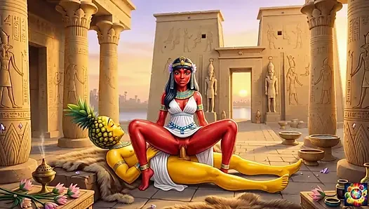 Mısır'da çöl romantizmi - ai hentai asmr