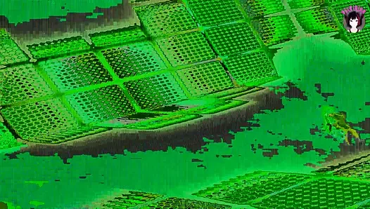 Sevimli miku çoraplı halka açık büyük bir çıplakla dans ediyor (3d hentai)