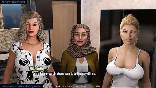 Büyükannenin evi - taşınma zamanı ama önce Asyalı dağınık kızı sikiyorum