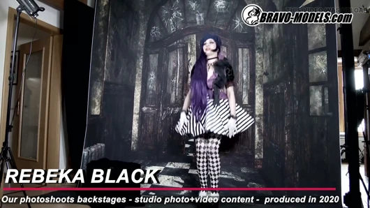 386-sahne arkası fotoğraf çekimi Rebeka Black - yetişkin