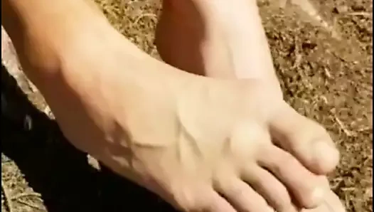 güzel bunions ile güzel olgun ayaklar