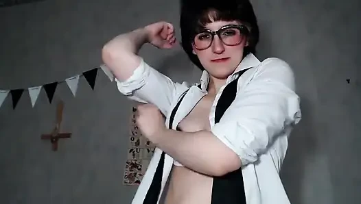 Seksi öğretmen kamera şovu - tam