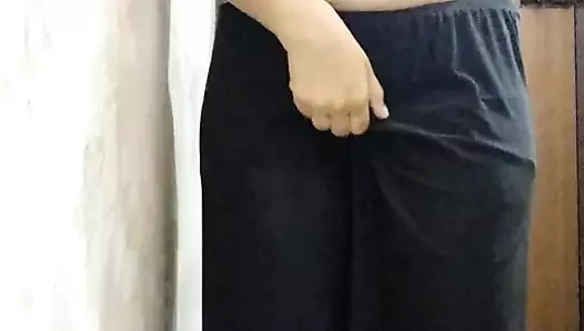 Düğün gecesinden sonra genç yeni evli yenge banyo