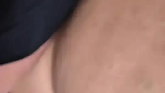 He CUMS Hard Inside Her Panties Under Her Skirt In a Crowded Bus