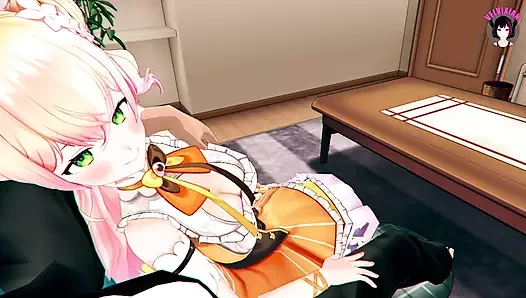 Arkadaşımın kızı çok azgın (3 boyutlu hentai)