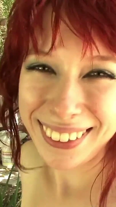 Amerikan redhead genç zoey nixon gets ona ilk dev yüz | Klip 1