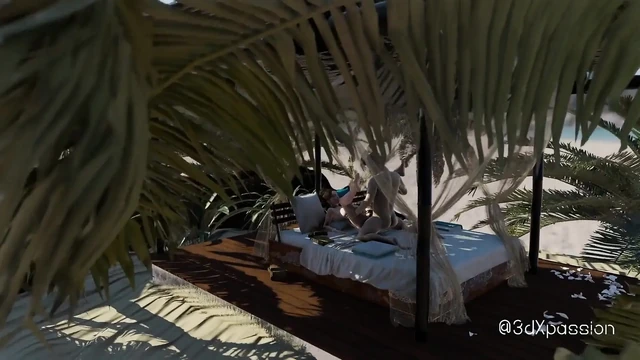 Vr nexus-3 oasis - büyük memeli luna yarak emiyor, domaltarak sikiliyor ve göğüslerin her yerine boşalıyor