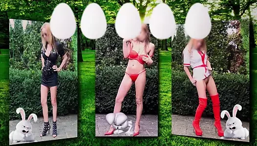 Ostern mit der zierlichen Schweizerin Eva