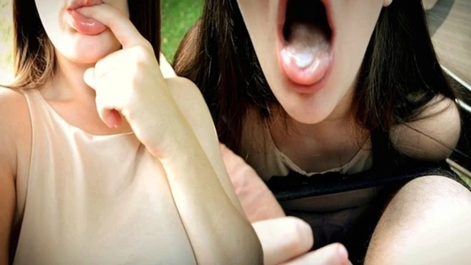 Kamp harika seks ile sona erdi - ağzına boşalmak ile arabanın yanında amatör riskli seks - alicexjan