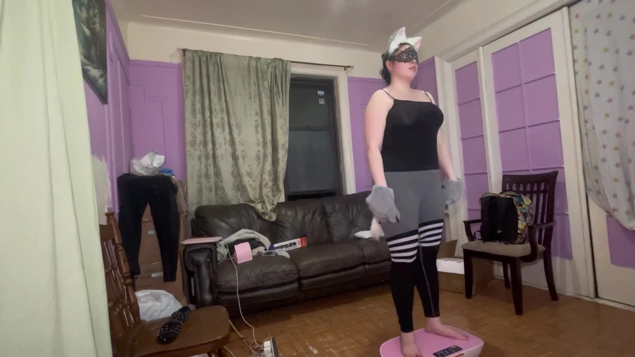 Wolf Furry Девушка на все тело, вибрирует тарелкой