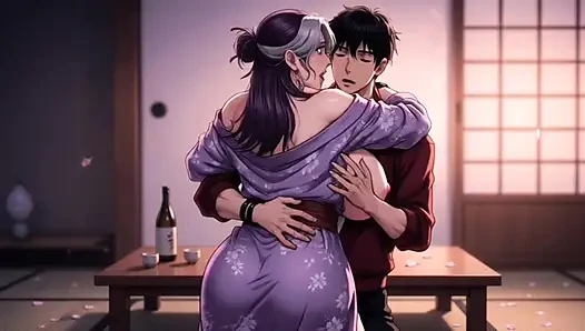 Büyük memeli üvey anne ve üvey oğullar