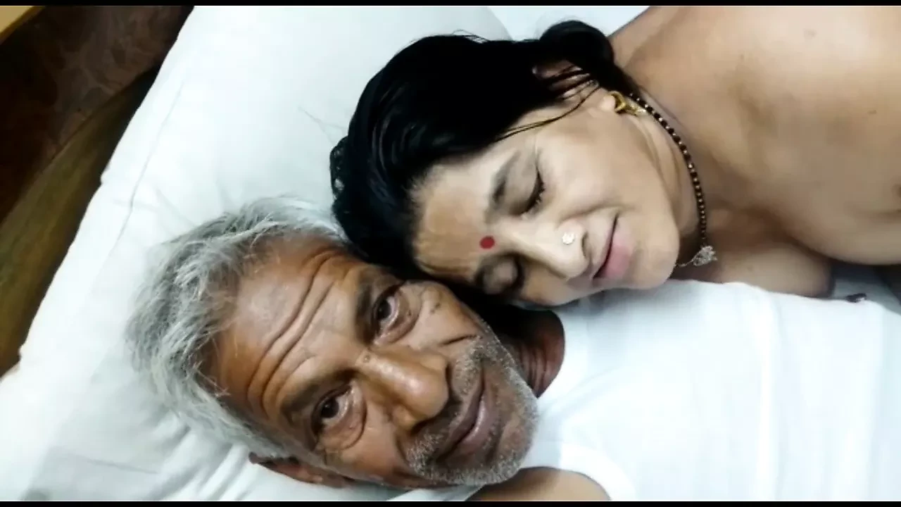 Step Mom and Grandpa fully enjoy fucking, desi love