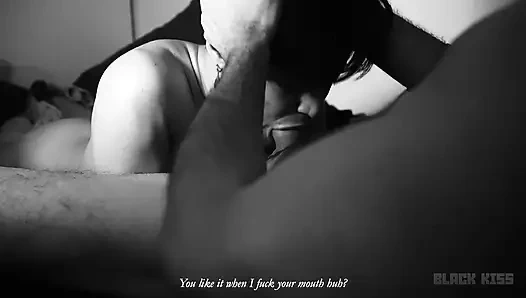 I use her head to blow my cock