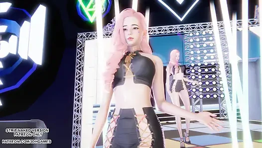 mmd iki kez - seraphine kpop dance league of legends hentai sansürsüz 4k 60 fps