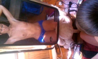 aynada çıplak kız