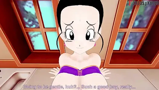 Chichi lavaboya sıkışıyor ve Gohan onu sikiyor - dragonball zex serisi