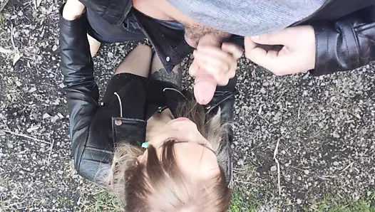 Doggystyle ve yüksek topuklu oral, çorap