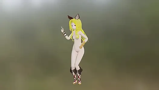 S-cathacha pokedance sarışın saç rengi düzenleme smixix