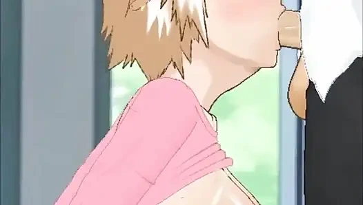 Mitsuki üvey oğluyla arkadaş olduğu için gırtlağını siktirerek ona teşekkür ediyor