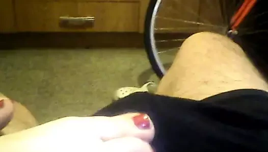 karısı footjob önce yatak