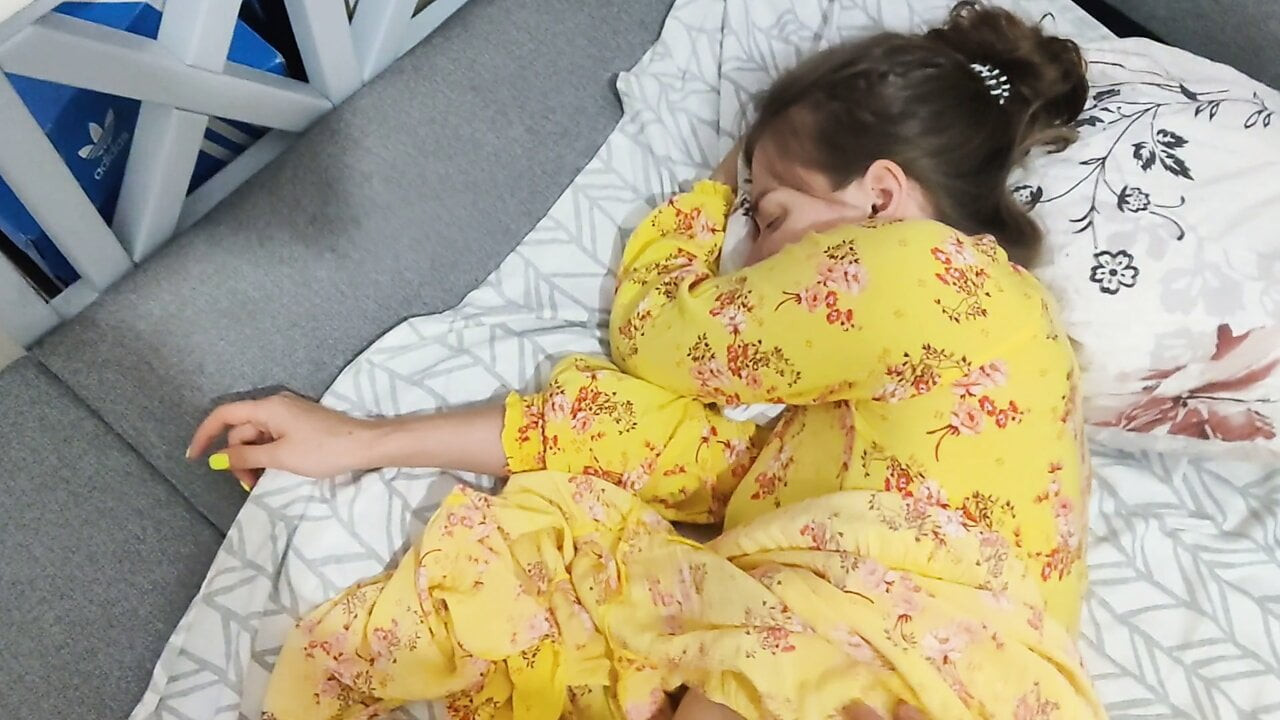 Uyan benim uykulu hamile karım ile benim sert horoz