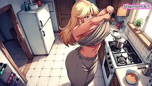 31 talimatı üvey anne ateşli mutfak - benimle gel% 100 boşalırsın - edepsiz konuşma