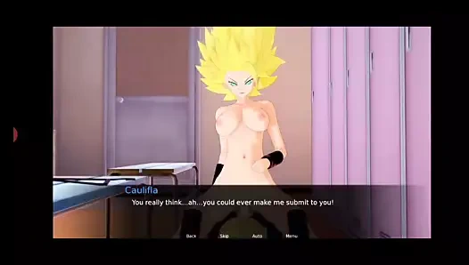 Ejderha topu süper kız lahana tarafından ayak işi