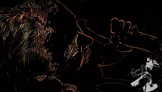 Psychedelic oral seks ve facecum