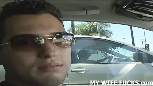 Kocam beni izlerken büyük bir horoz binmek çok sıcak