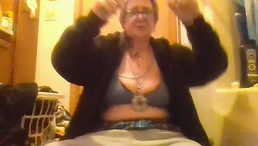 Striptiz yoga esneme büyük göt
