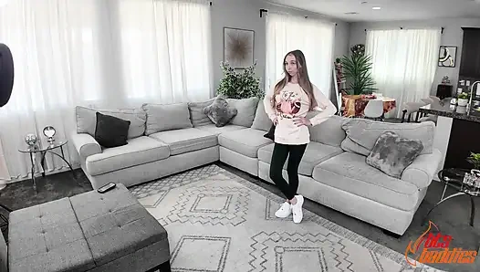 Ateşli doğal sarışın tatilde yarak alıyor - breezy bri