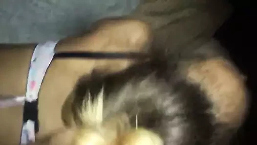 siyah et içinde krem ​​KEDİ