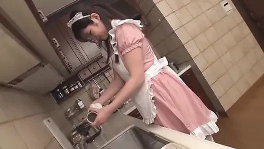 Ryoka Sakurai Seksi Hizmetçi Vücut anında Tutku Hizmeti