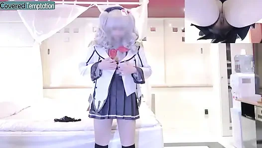 Cosplay baker daire kıran dölleme oral sekse dönüşüyor yüze boşalma gizli seks açısını ateşliyor1