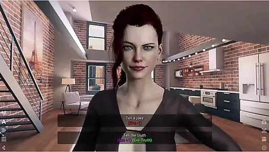 Ev gibisi yok #3 - Tessa kıyafetini mark'a gösterdi. Eve ve Mark birlikte vakit geçiriyor... Mark, Ofmelissa'nın sikini düşünerek mastürbasyon yapıyor