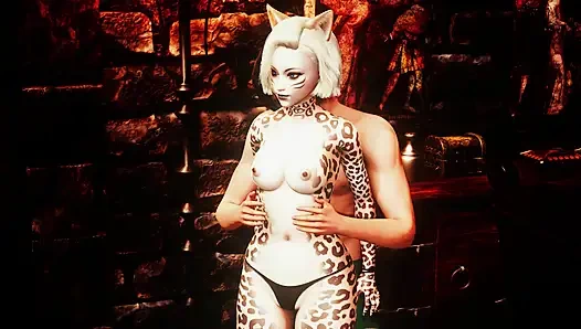 Furrhouse 6 David Chandra Chi Energy'ye masaj yapıyor yeni güç kilidi