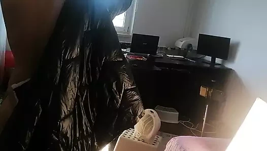 Sexy wife with hairy pussy dances naked. Wife hairy pussy, big tits, big ass. Amateur milf massages herself with a vibrator.