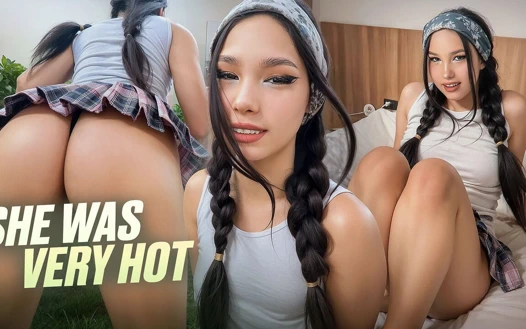 Bakış açısı flört eden Japon esmer sokakta seni azdırıyor sonra emiyor ve evde biniyor