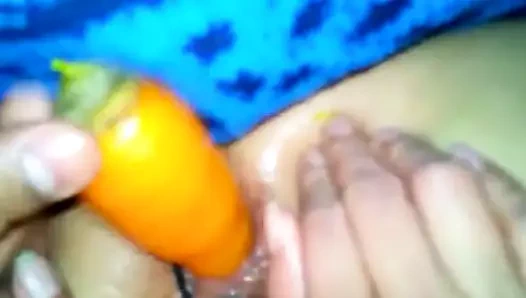 Preciosa latina mexicana veggie insertion in asshole 2