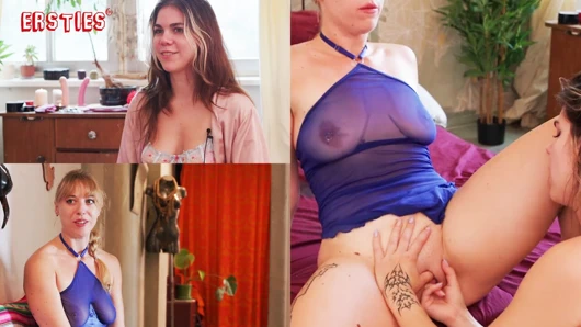 Ersties - zevkli acı - Kitty kendini tamamen Dina'ya verdiği zaman