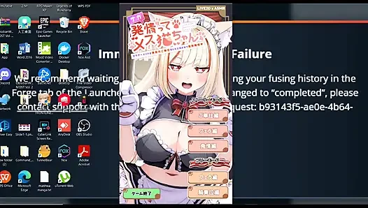 Hentai oyunu - neko hizmetçi hentai seks 2 oyun animasyonu