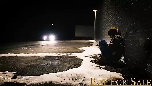 Cute slave boy struggles to take enormous raw DILF dick