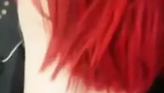 Büyük siyah horoz içinde wite Brezilyalı kız