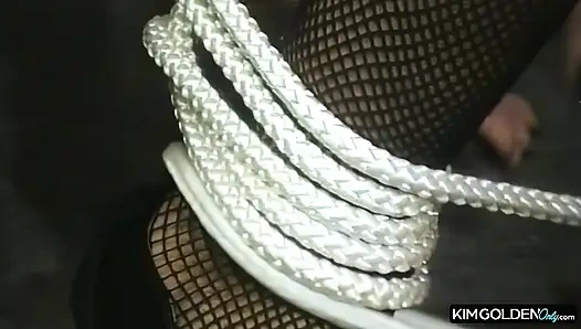 Gefesselte Ekstase Lesbische Seilspiele