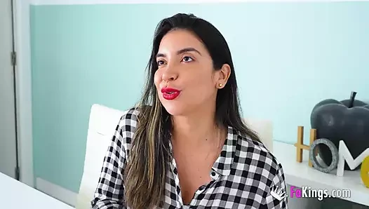 Our sexy Latin mommy Daniela Melo wants to try a hardcore debut scene!